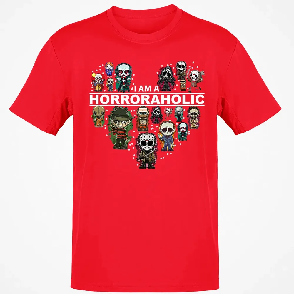 I Am A Horroraholic Halloween Day Horror Aholic Classic Unisex T-Shirt - 11