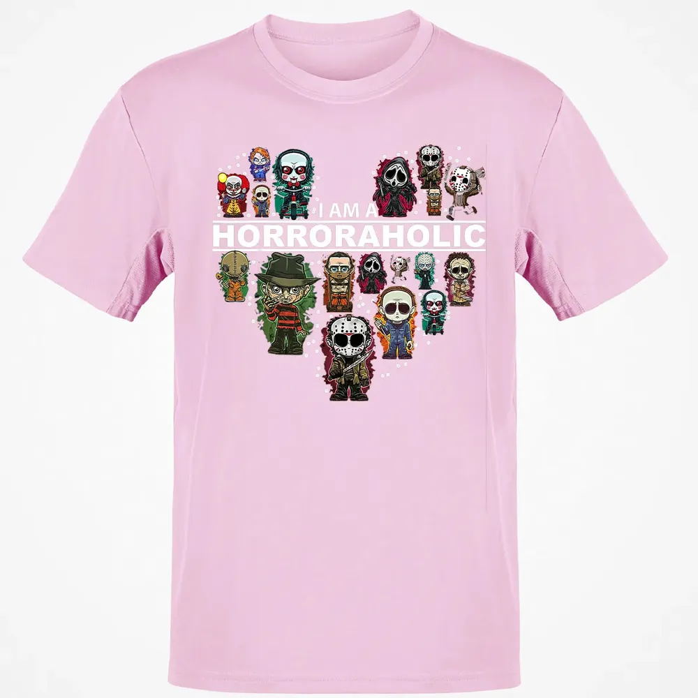 I Am A Horroraholic Halloween Day Horror Aholic Classic Unisex T-Shirt - 6