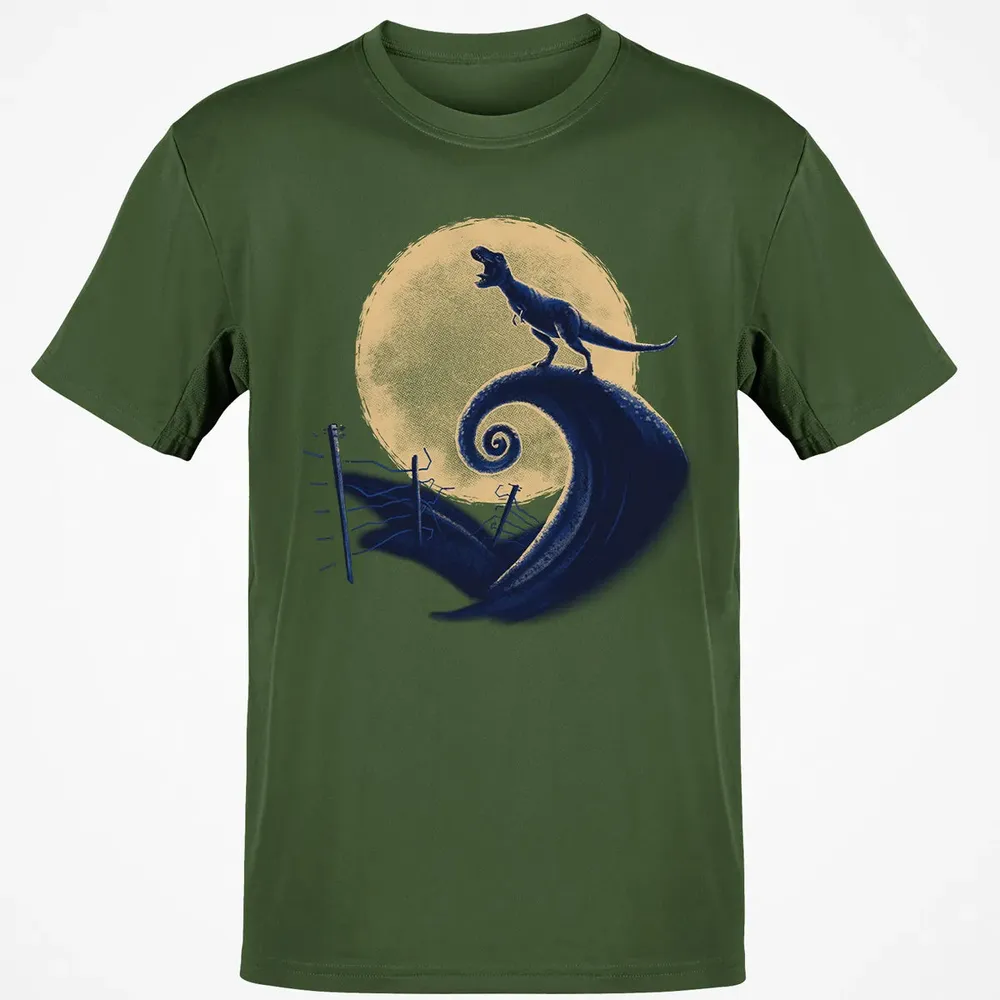 Dinosaur On Nightmare Classic Unisex T-Shirt - 7