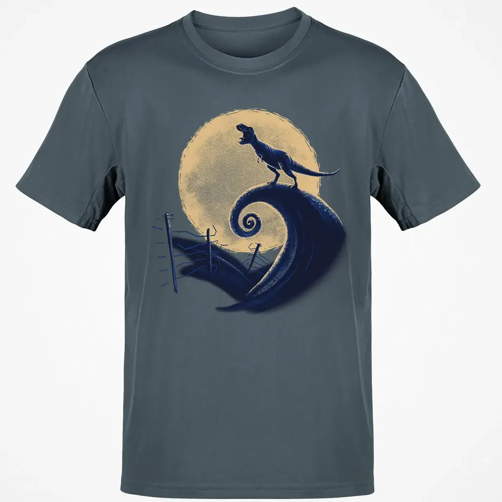 Dinosaur On Nightmare Classic Unisex T-Shirt - 4