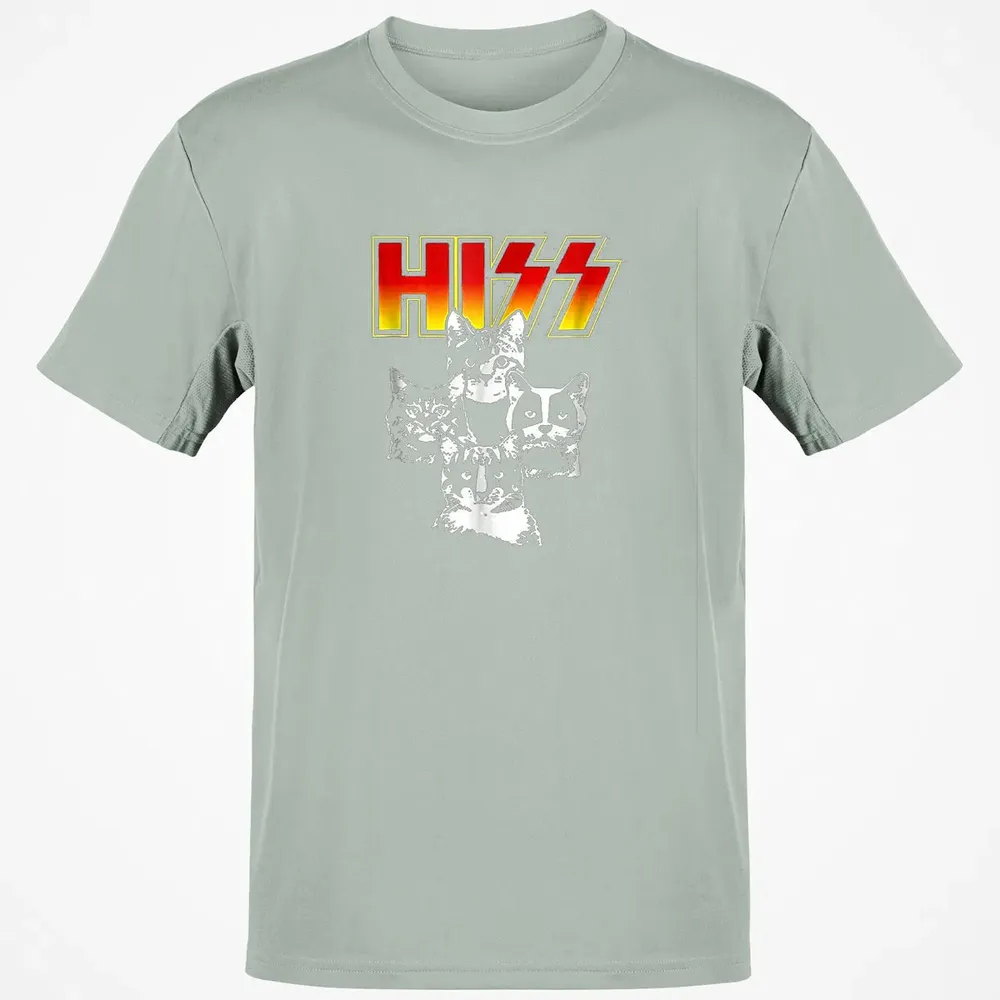 HISS Funny Cute Cat Mom Kitten Cats Lover Rock Gift Classic Unisex T-Shirt - 3