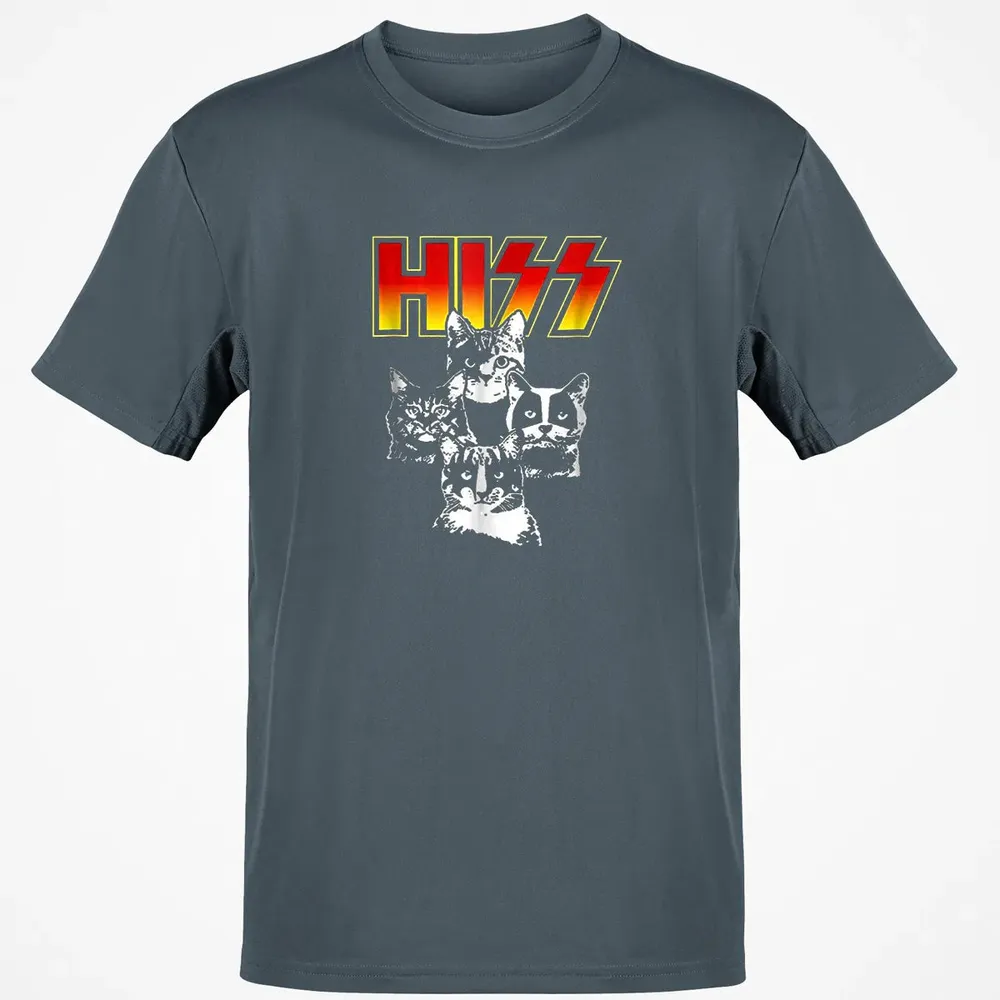 HISS Funny Cute Cat Mom Kitten Cats Lover Rock Gift Classic Unisex T-Shirt - 4