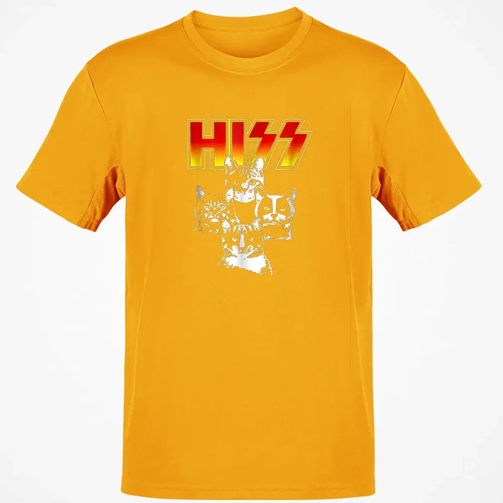 HISS Funny Cute Cat Mom Kitten Cats Lover Rock Gift Classic Unisex T-Shirt - 5