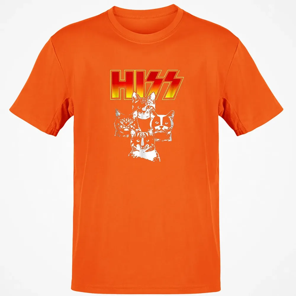 HISS Funny Cute Cat Mom Kitten Cats Lover Rock Gift Classic Unisex T-Shirt - 9
