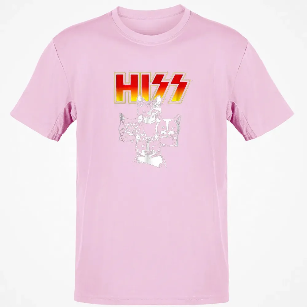 HISS Funny Cute Cat Mom Kitten Cats Lover Rock Gift Classic Unisex T-Shirt - 6