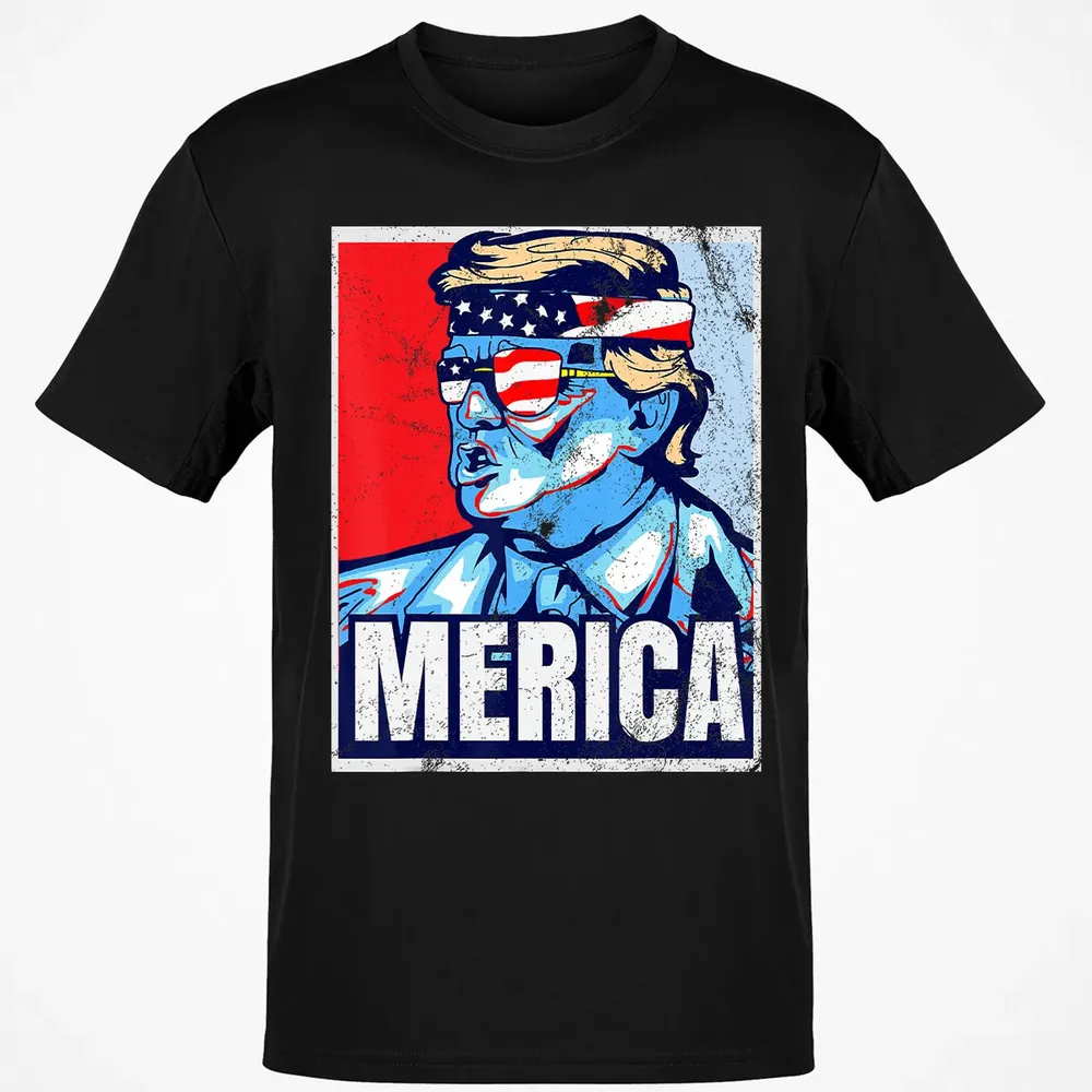 Donald Trump 4th Of July T Merica  America USA Flag Classic Unisex T-Shirt - 2