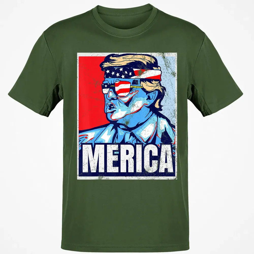 Donald Trump 4th Of July T Merica  America USA Flag Classic Unisex T-Shirt - 7