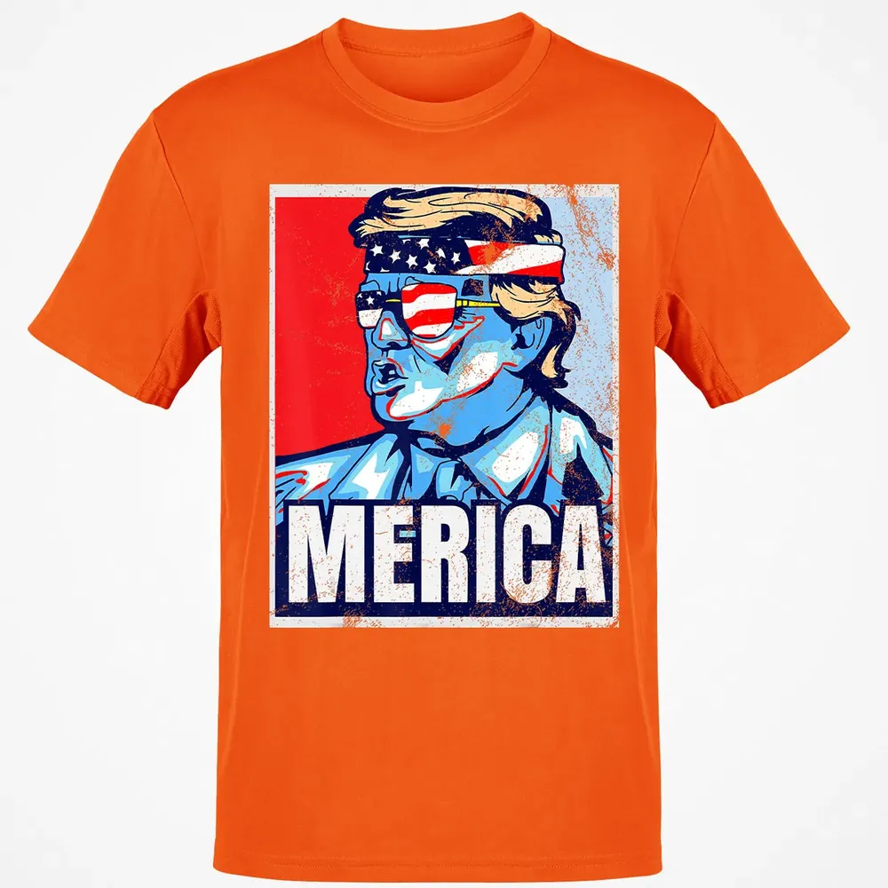Donald Trump 4th Of July T Merica  America USA Flag Classic Unisex T-Shirt - 9