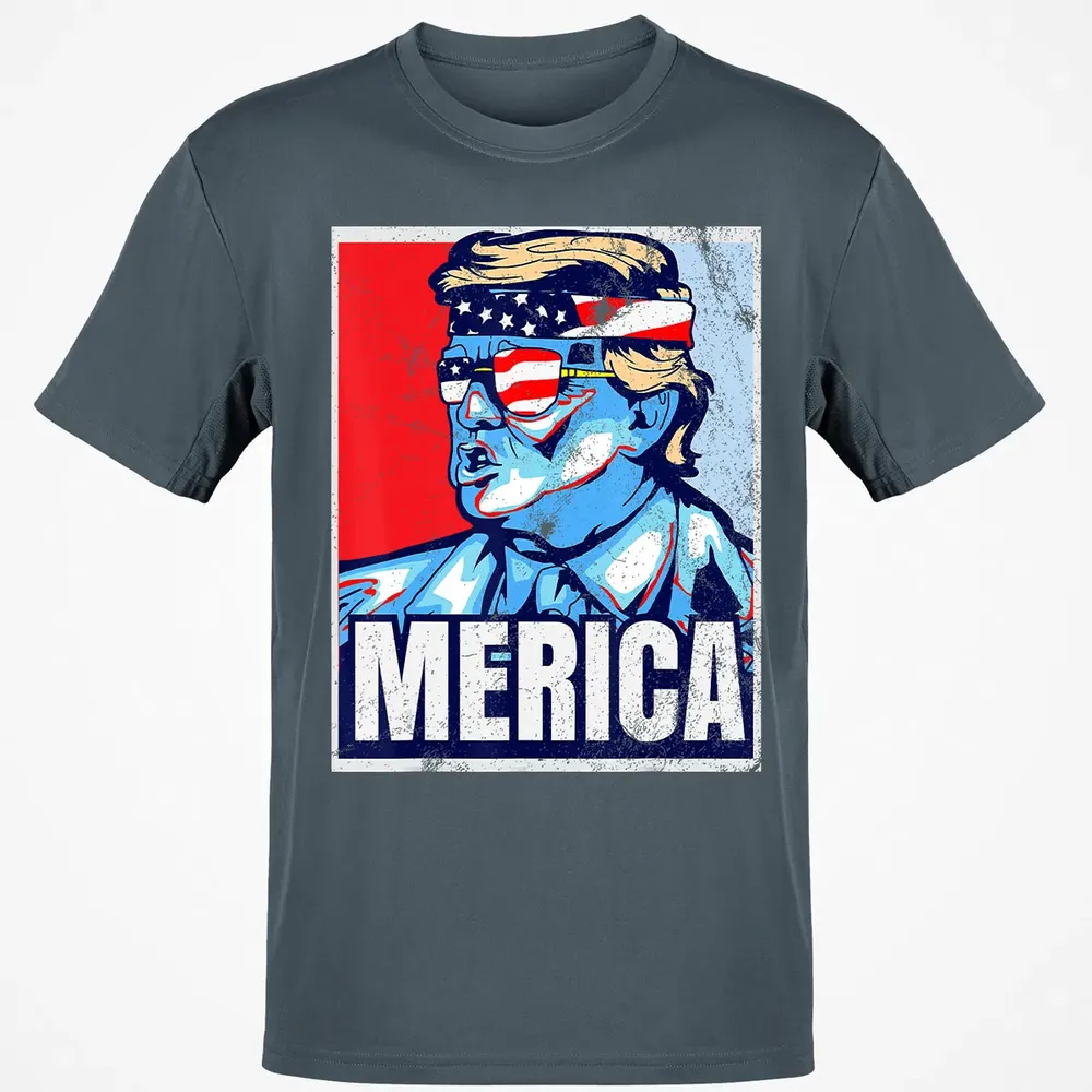 Donald Trump 4th Of July T Merica  America USA Flag Classic Unisex T-Shirt - 4