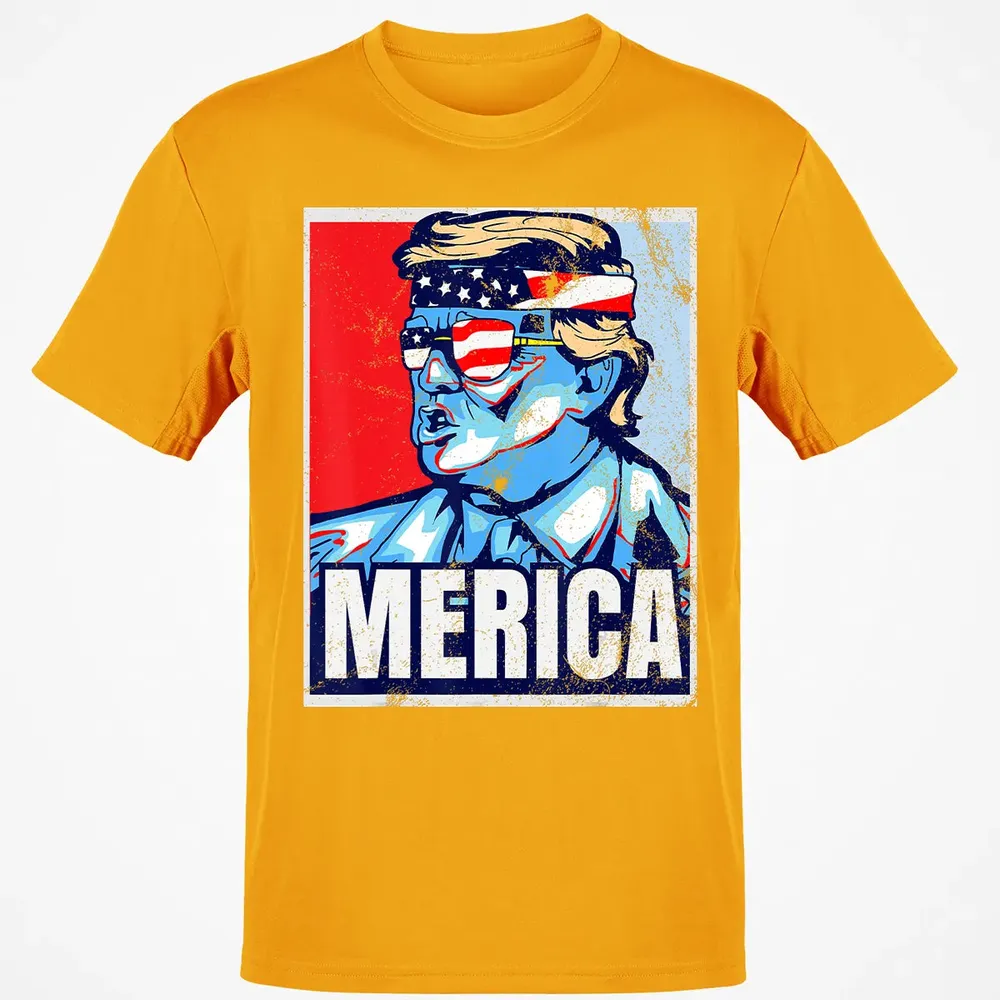 Donald Trump 4th Of July T Merica  America USA Flag Classic Unisex T-Shirt - 5