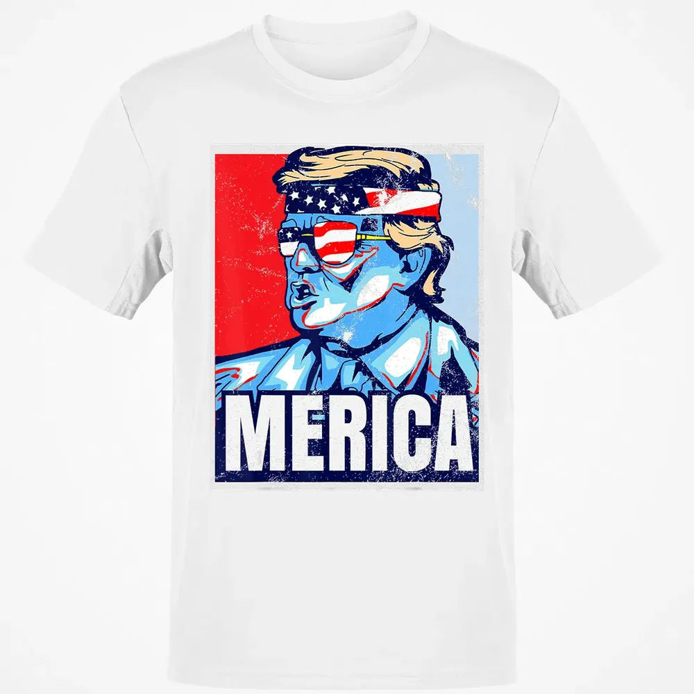 Donald Trump 4th Of July T Merica  America USA Flag Classic Unisex T-Shirt - 13