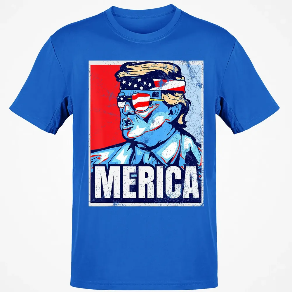 Donald Trump 4th Of July T Merica  America USA Flag Classic Unisex T-Shirt - 12