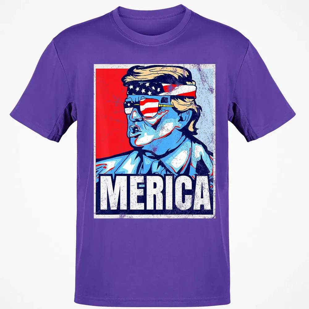 Donald Trump 4th Of July T Merica  America USA Flag Classic Unisex T-Shirt - 10