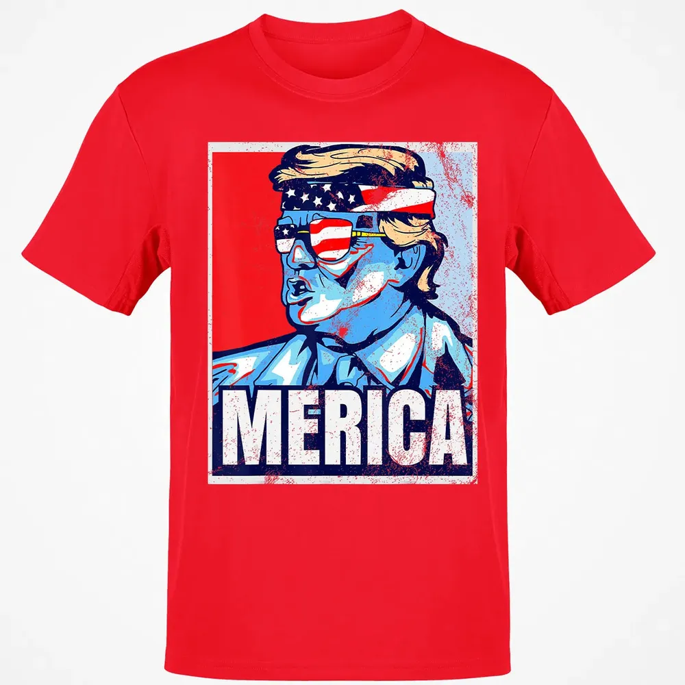 Donald Trump 4th Of July T Merica  America USA Flag Classic Unisex T-Shirt - 11