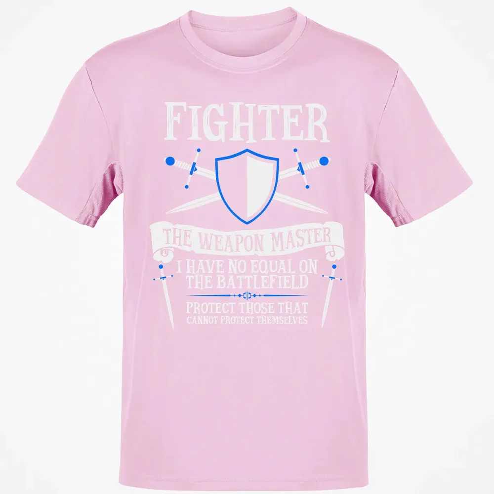 FIGHTER, THE WEAPON MASTER  (Black) Classic Unisex T-Shirt - 6