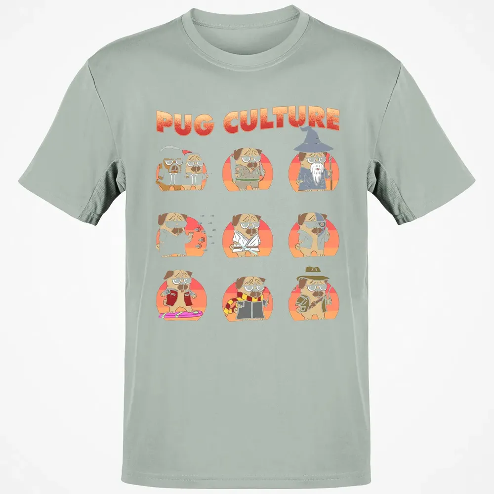 Pug Culture Classic Unisex T-Shirt - 3