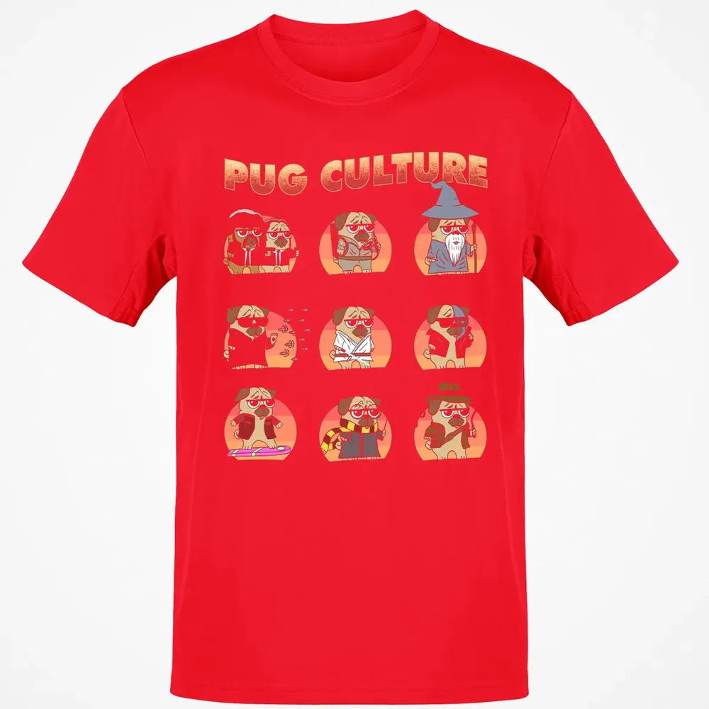 Pug Culture Classic Unisex T-Shirt - 11
