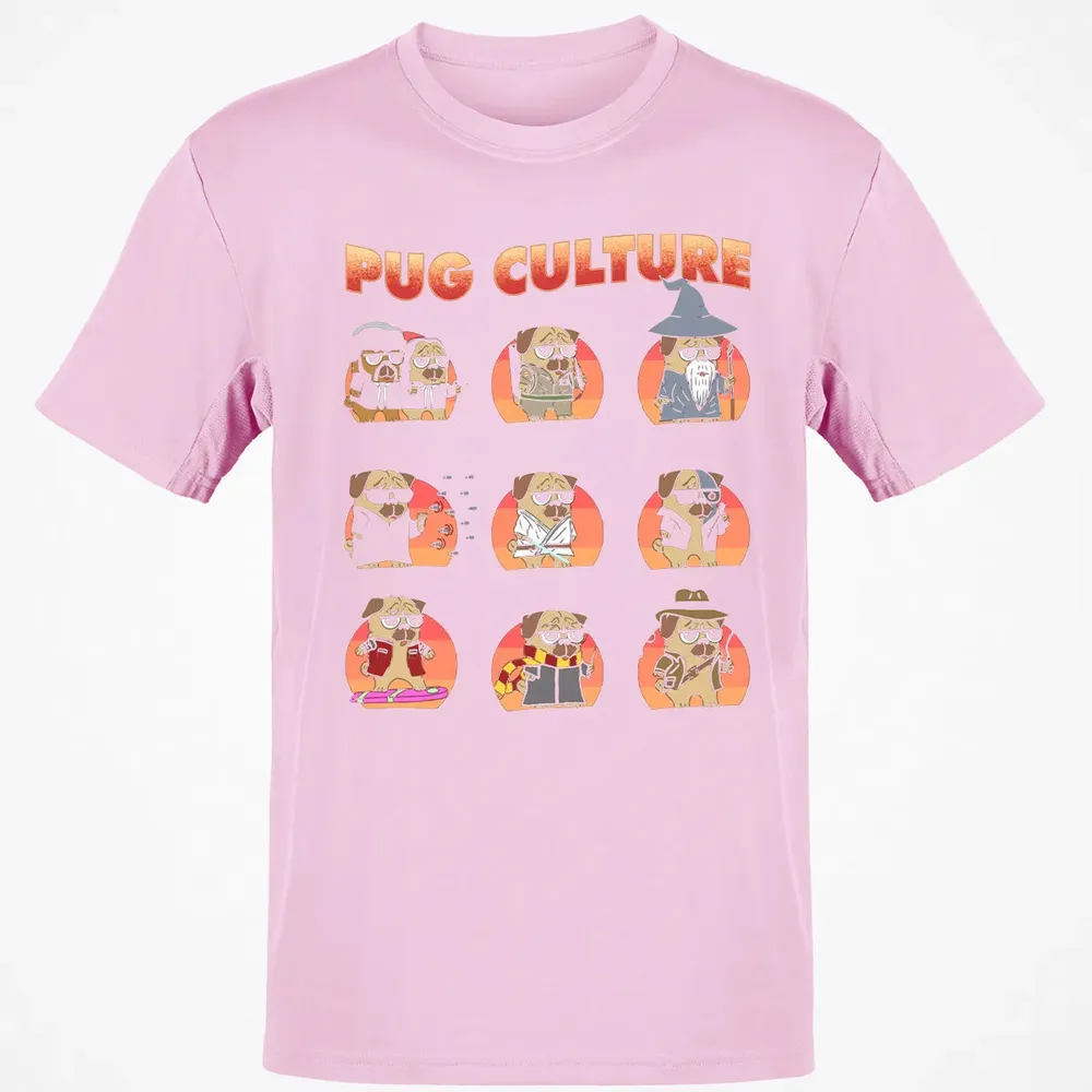 Pug Culture Classic Unisex T-Shirt - 6