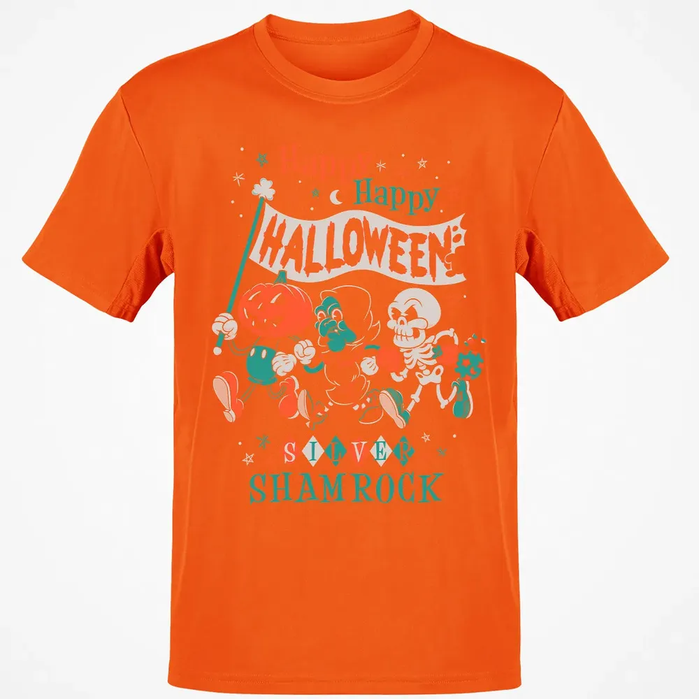 Silver Shamrock - Creepy Cute Pumpkin Classic Unisex T-Shirt - 9
