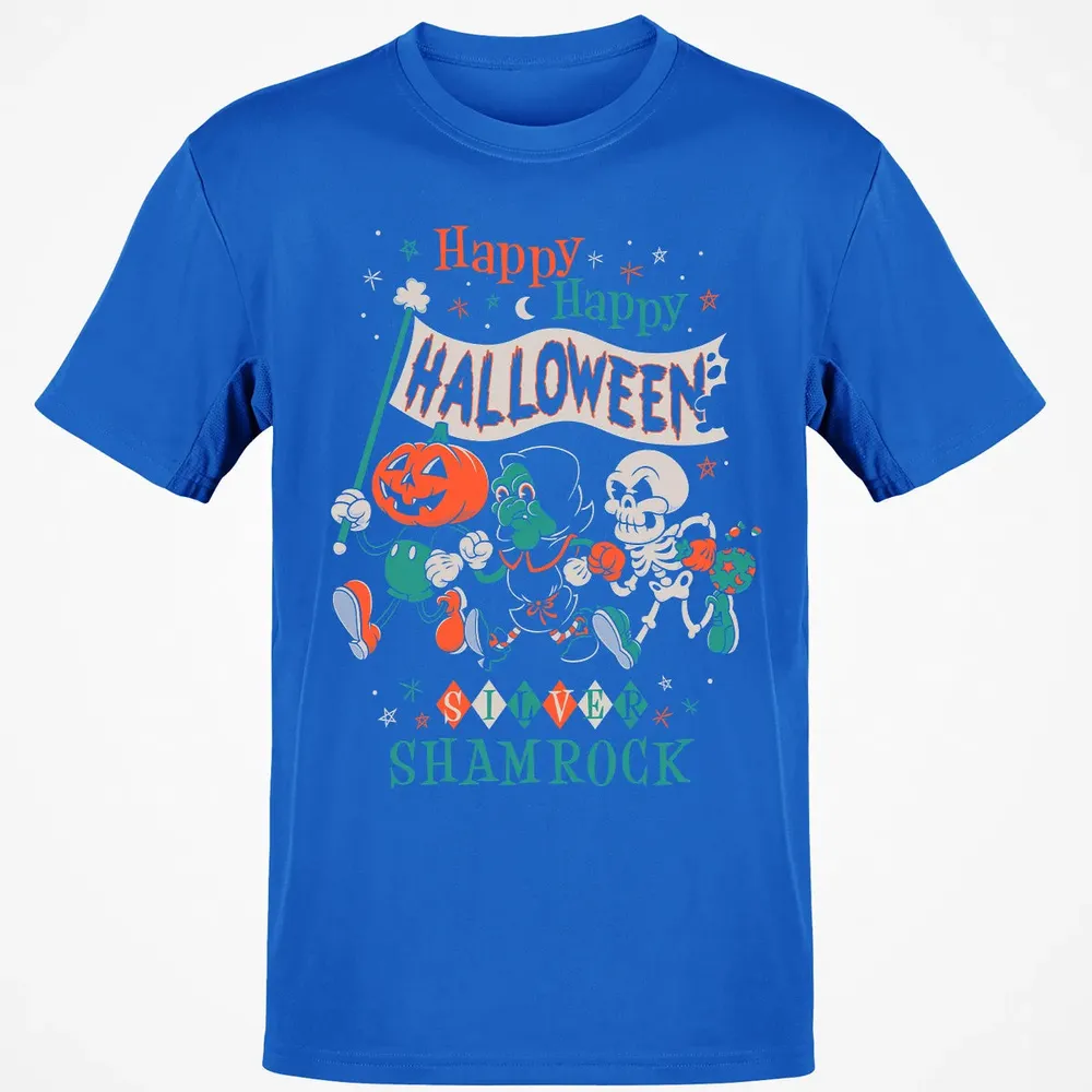 Silver Shamrock - Creepy Cute Pumpkin Classic Unisex T-Shirt - 12