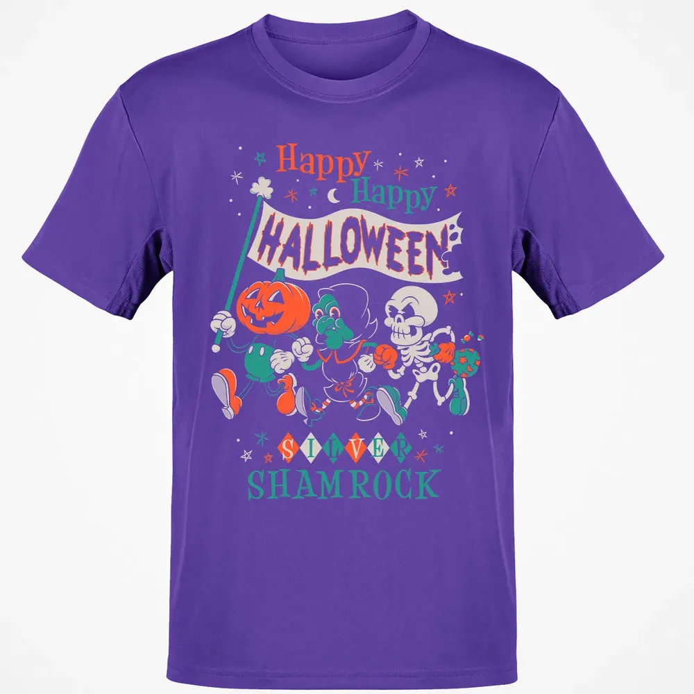 Silver Shamrock - Creepy Cute Pumpkin Classic Unisex T-Shirt - 10
