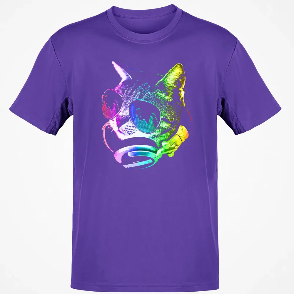 Rainbow Music Cat Classic Unisex T-Shirt - 10