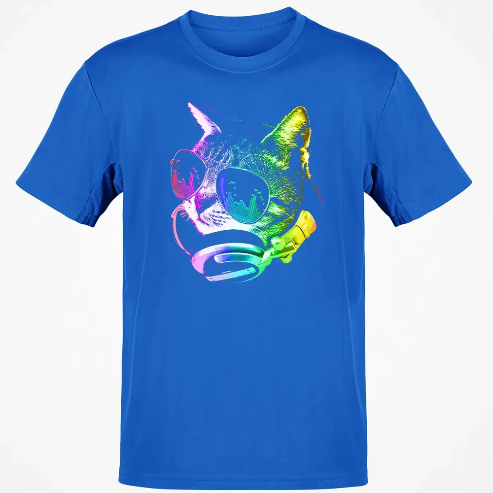 Rainbow Music Cat Classic Unisex T-Shirt - 12