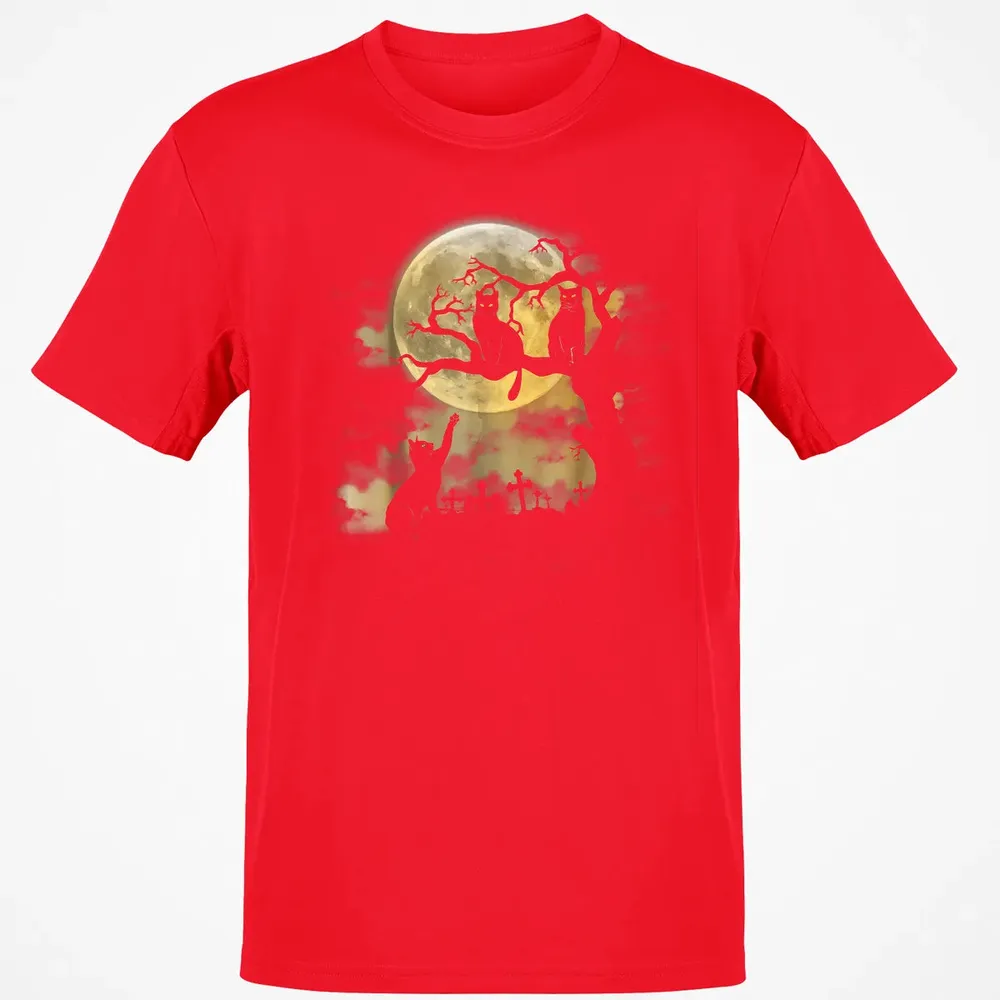 Full Moon Wiccan    Black Cat Pagan Gifts Classic Unisex T-Shirt - 11