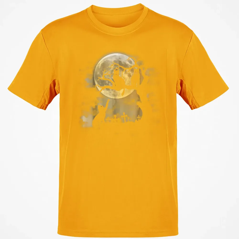Full Moon Wiccan    Black Cat Pagan Gifts Classic Unisex T-Shirt - 5