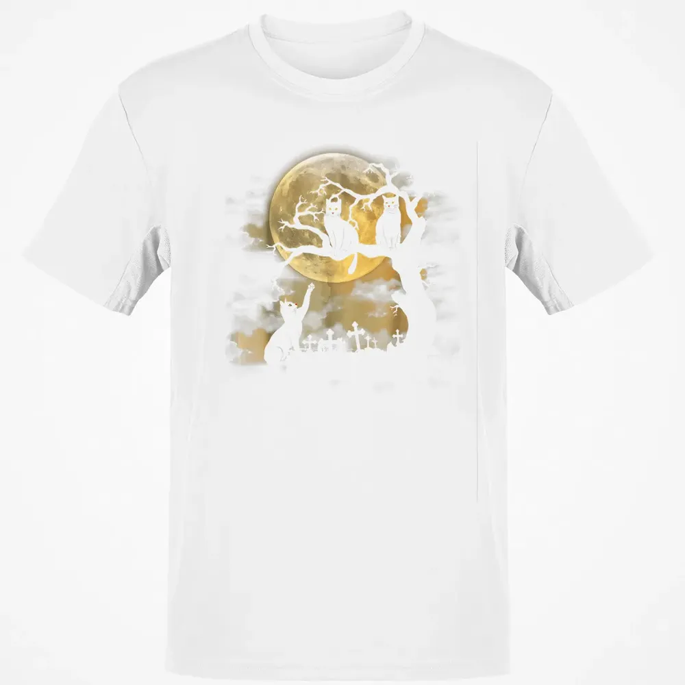 Full Moon Wiccan    Black Cat Pagan Gifts Classic Unisex T-Shirt - 13