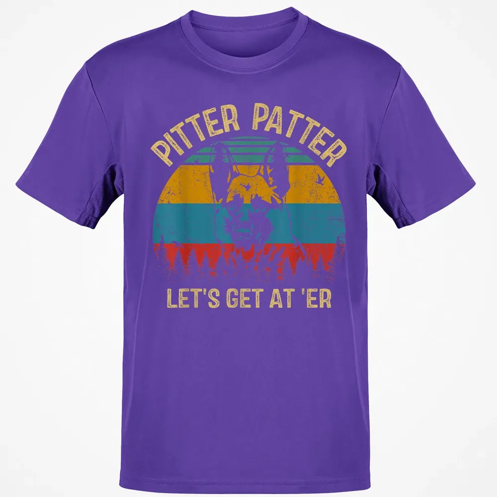 Funny Pitter Vintage Patter German Shepherd 2 Classic Unisex T-Shirt - 10