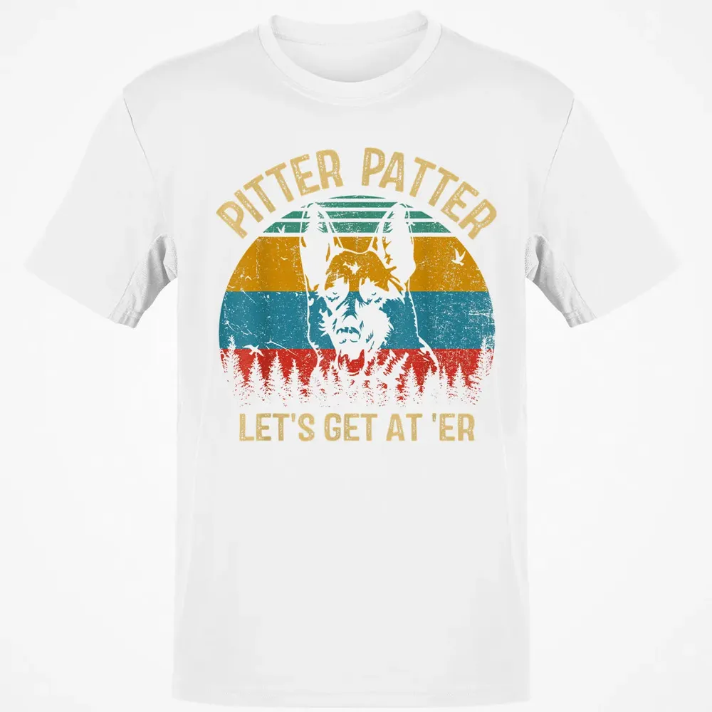 Funny Pitter Vintage Patter German Shepherd 2 Classic Unisex T-Shirt - 13