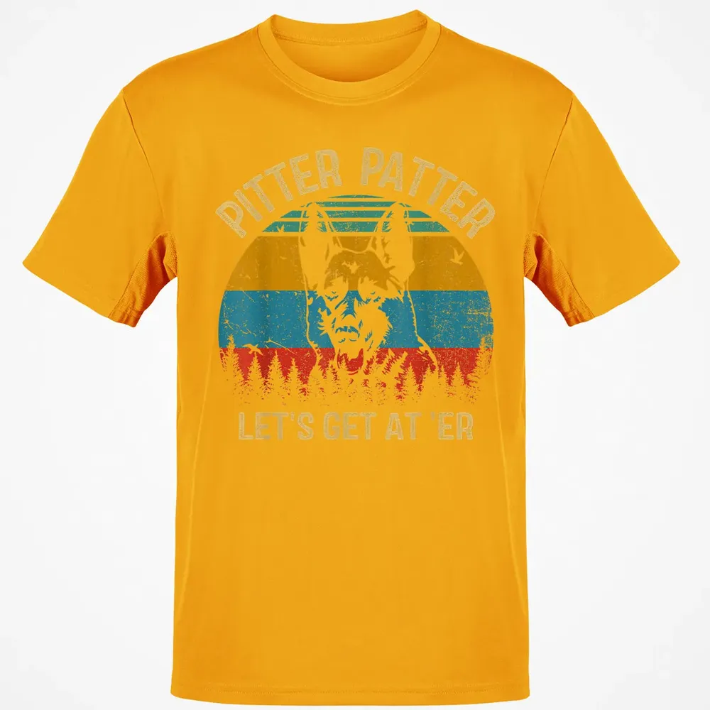 Funny Pitter Vintage Patter German Shepherd 2 Classic Unisex T-Shirt - 5