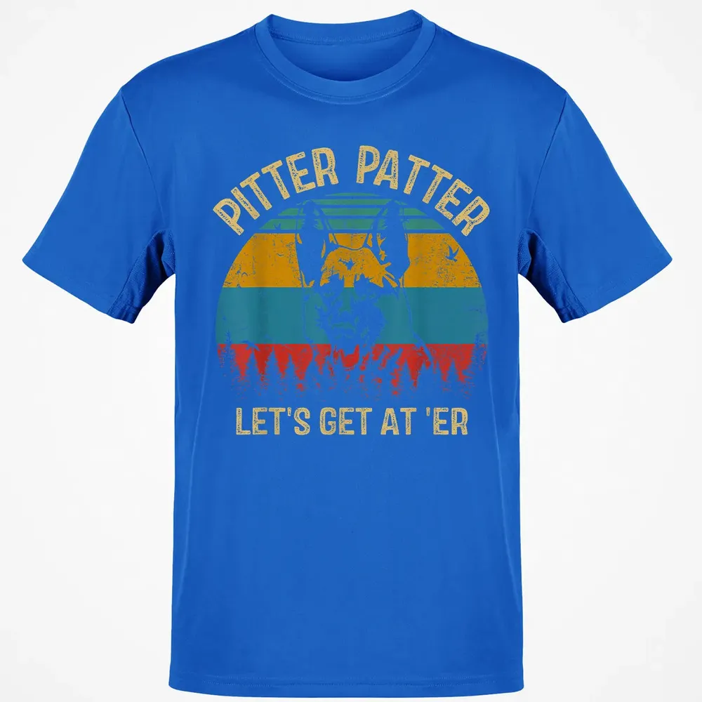Funny Pitter Vintage Patter German Shepherd 2 Classic Unisex T-Shirt - 12
