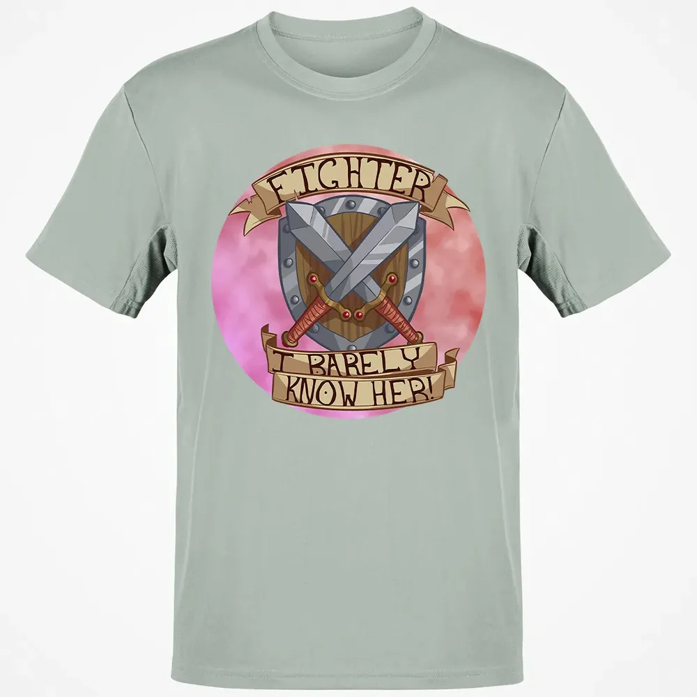 Fighter   I Barely Know Her Classic Unisex T-Shirt - 3