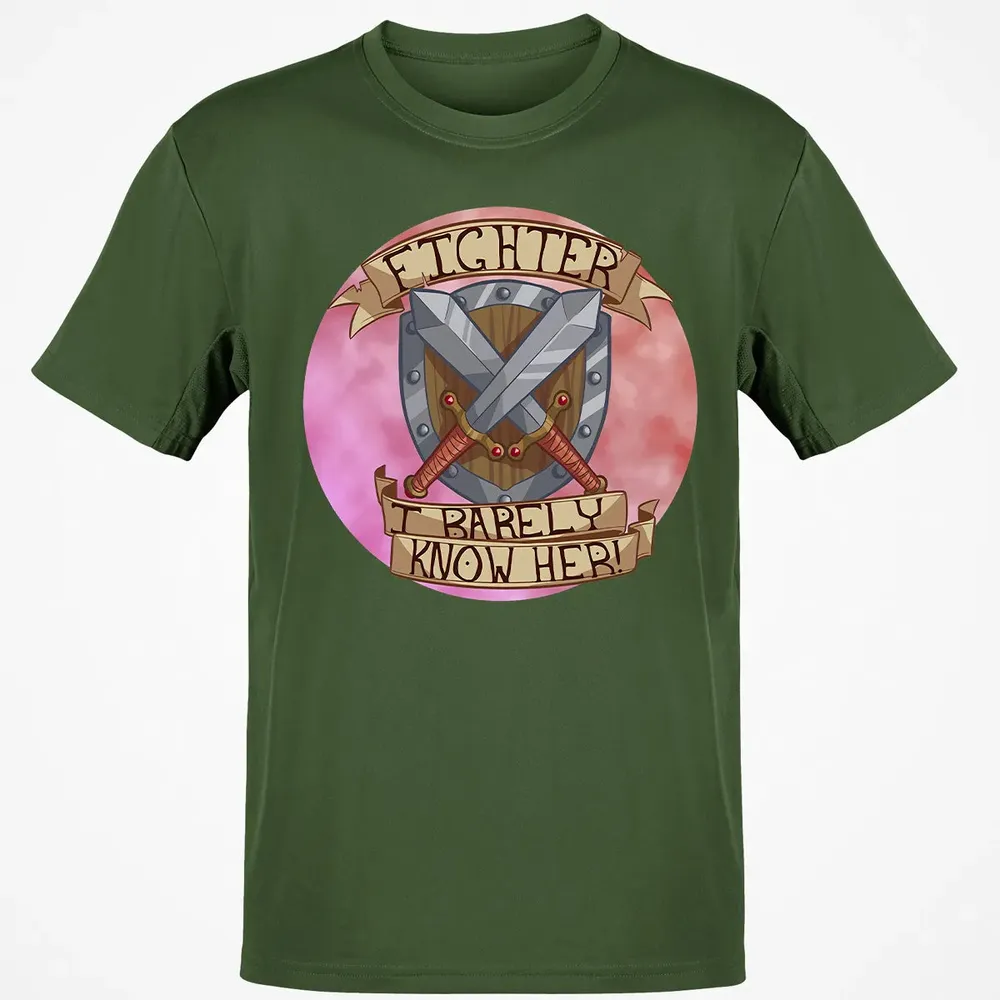 Fighter   I Barely Know Her Classic Unisex T-Shirt - 7