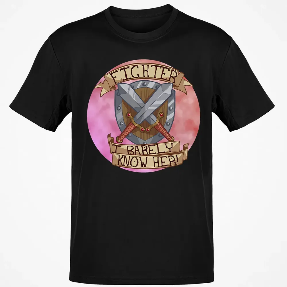 Fighter   I Barely Know Her Classic Unisex T-Shirt - 2