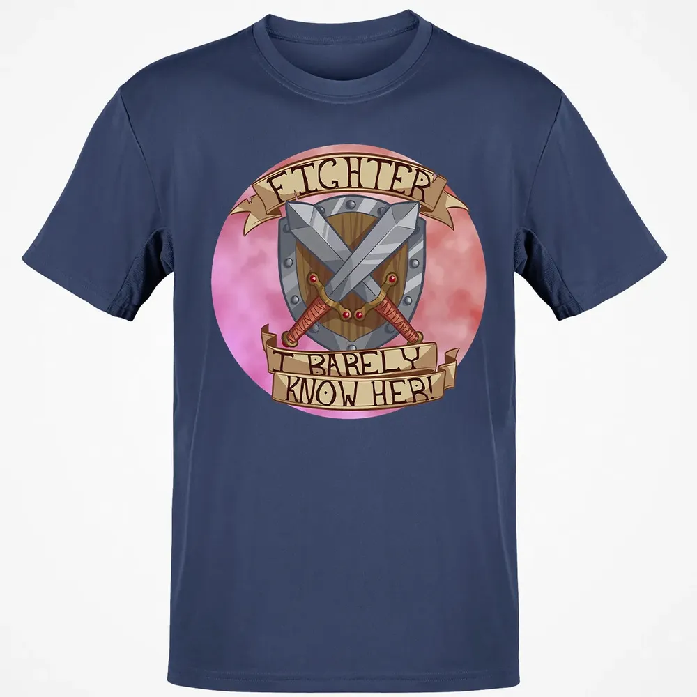Fighter   I Barely Know Her Classic Unisex T-Shirt - 8