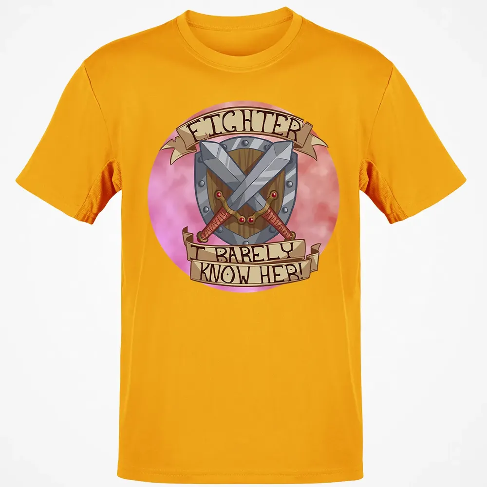 Fighter   I Barely Know Her Classic Unisex T-Shirt - 5