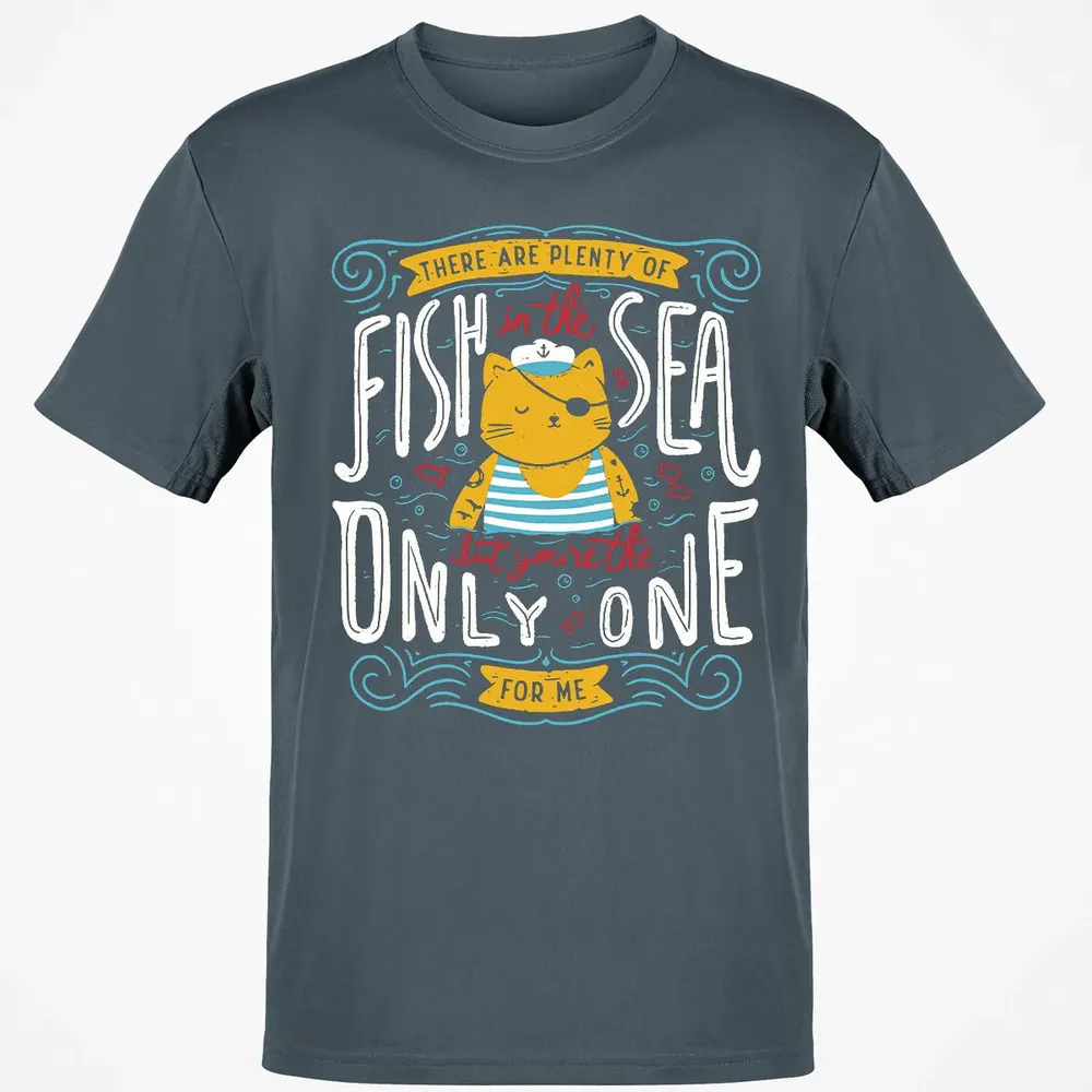 Plenty Of Fish In The Sea Classic Unisex T-Shirt - 4
