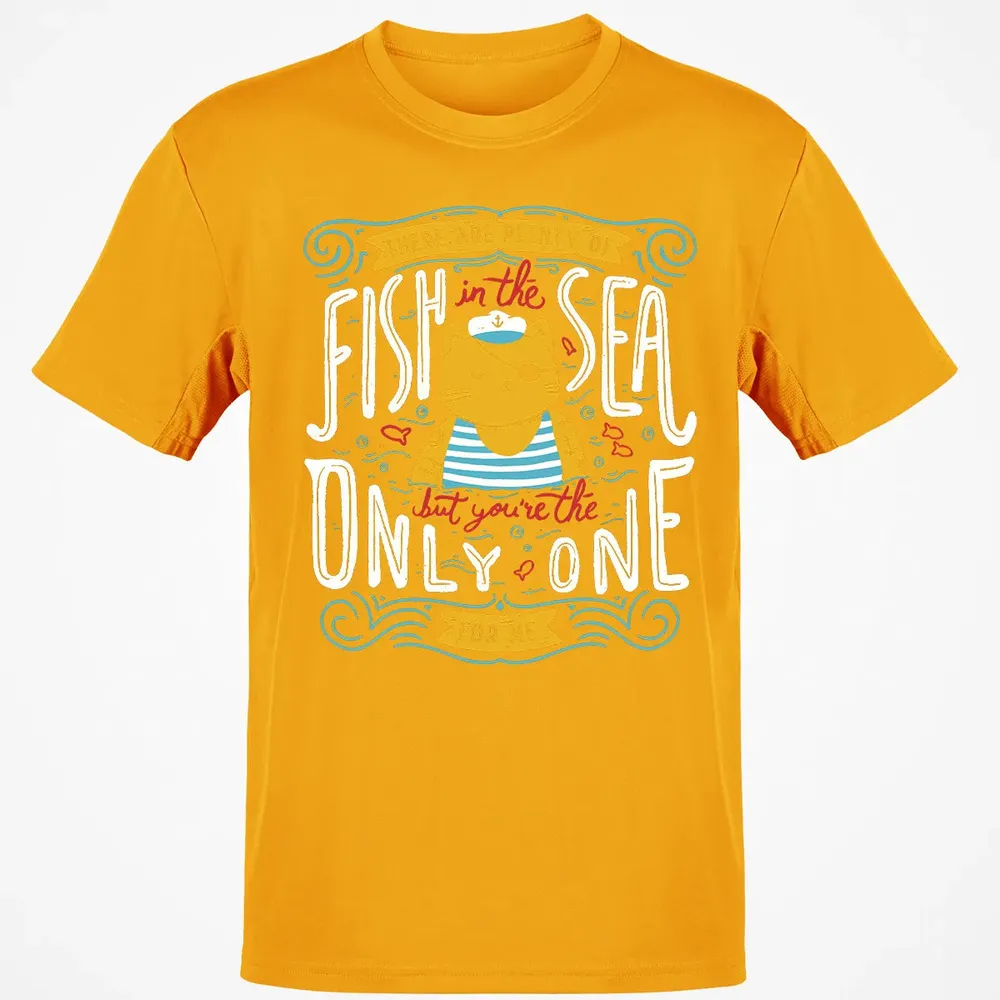 Plenty Of Fish In The Sea Classic Unisex T-Shirt - 5