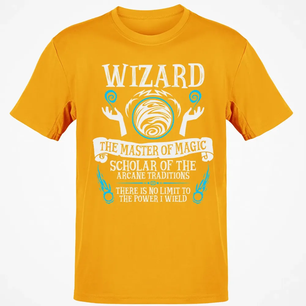 WIZARD, The Master of Magic (White Text) Classic Unisex T-Shirt - 5