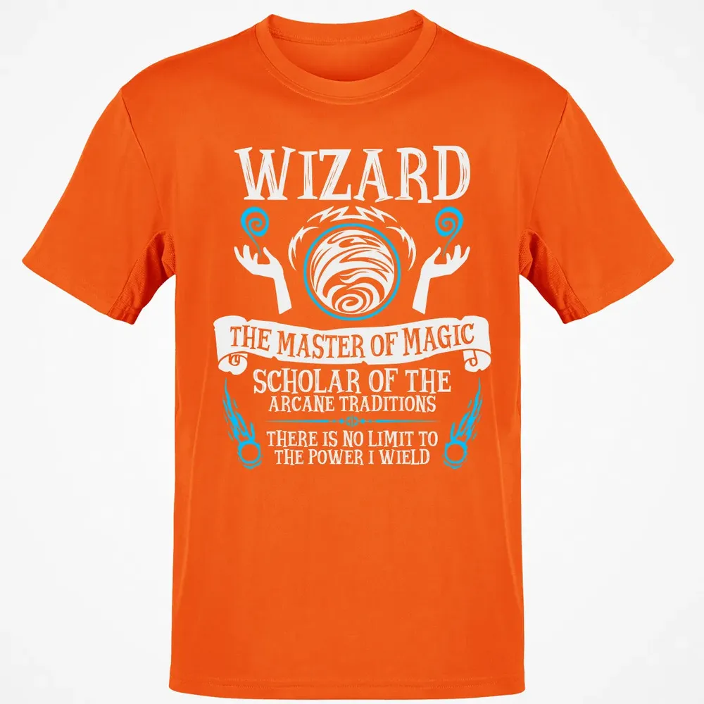 WIZARD, The Master of Magic (White Text) Classic Unisex T-Shirt - 9