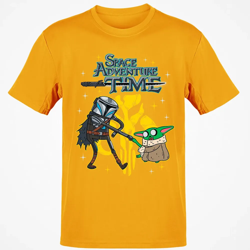 Space Adventure Time Classic Unisex T-Shirt - 5