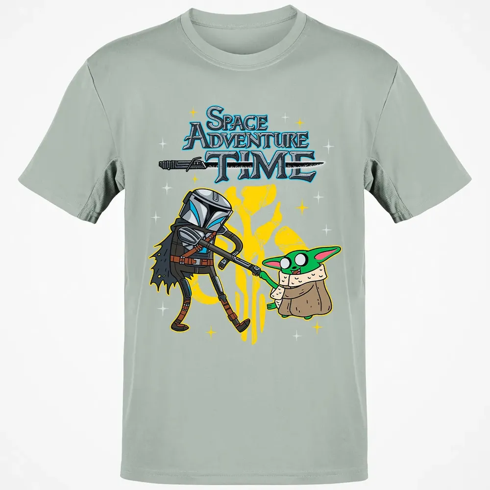 Space Adventure Time Classic Unisex T-Shirt - 3