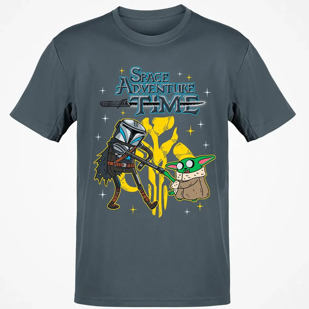 Space Adventure Time Classic Unisex T-Shirt - 4