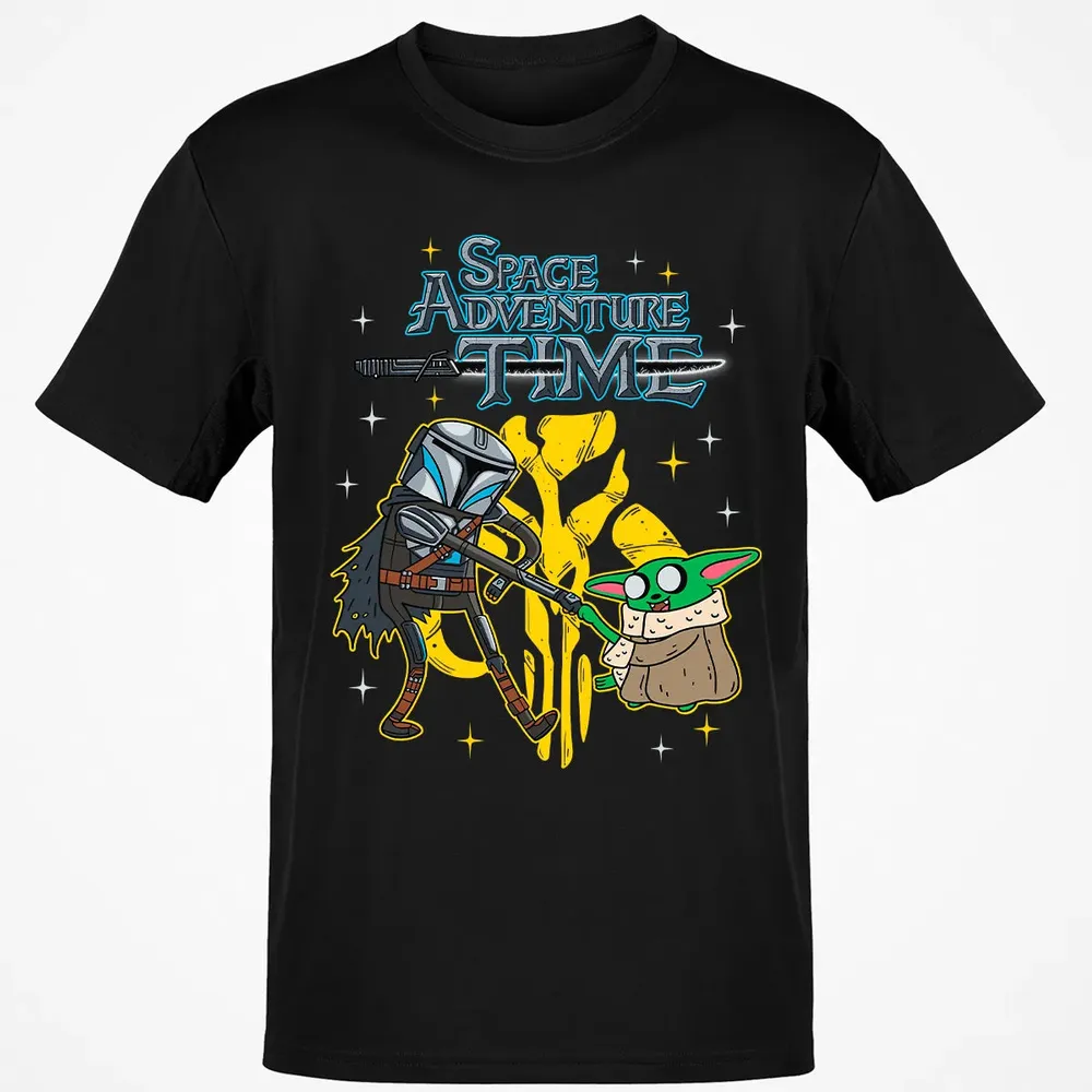Space Adventure Time Classic Unisex T-Shirt - 2