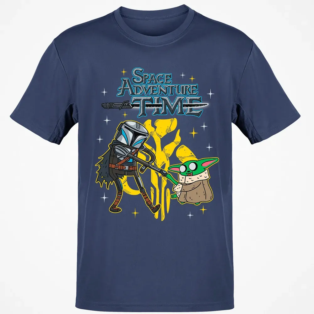 Space Adventure Time Classic Unisex T-Shirt - 8