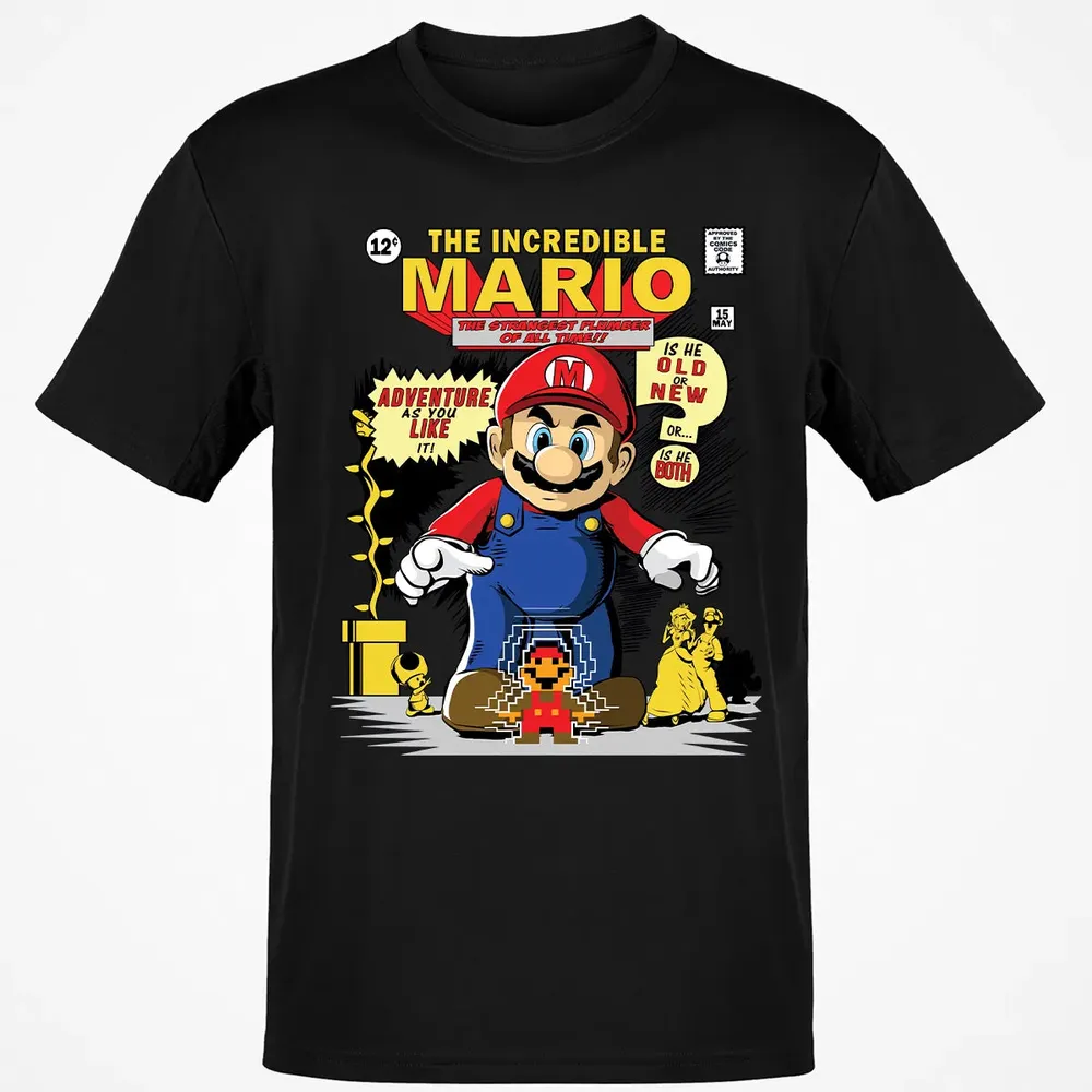 The Incredible Mario Classic Unisex T-Shirt - 2