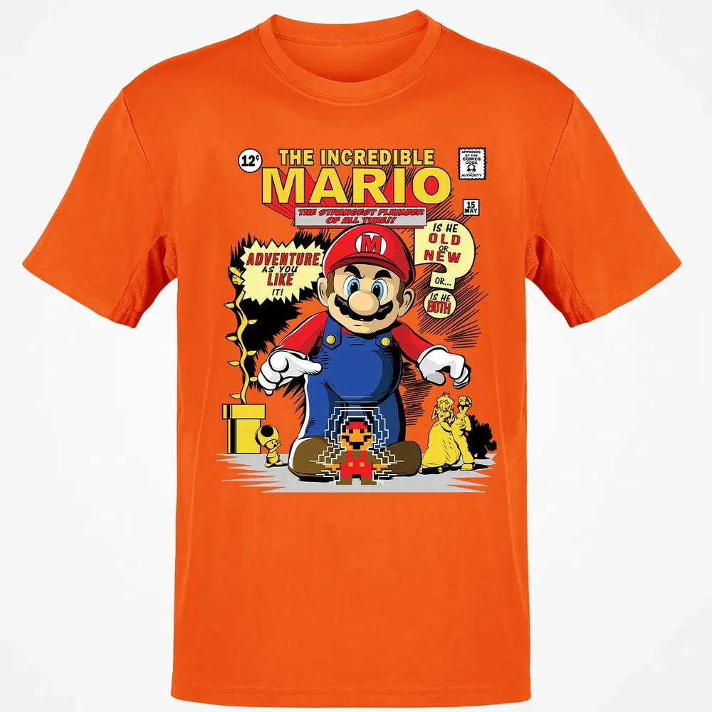 The Incredible Mario Classic Unisex T-Shirt - 9